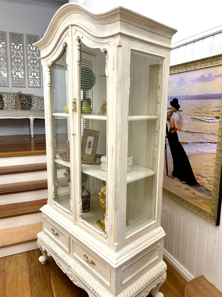 Solid Wood Display Cabinet