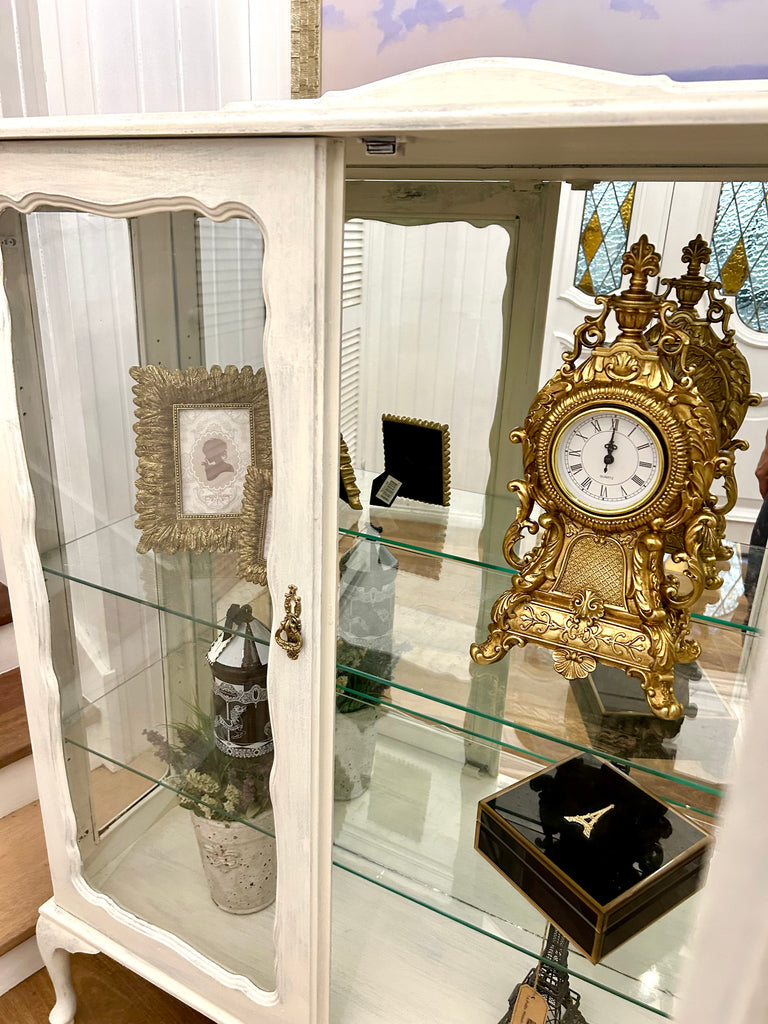 Vintage Queen Anne Display Cabinet