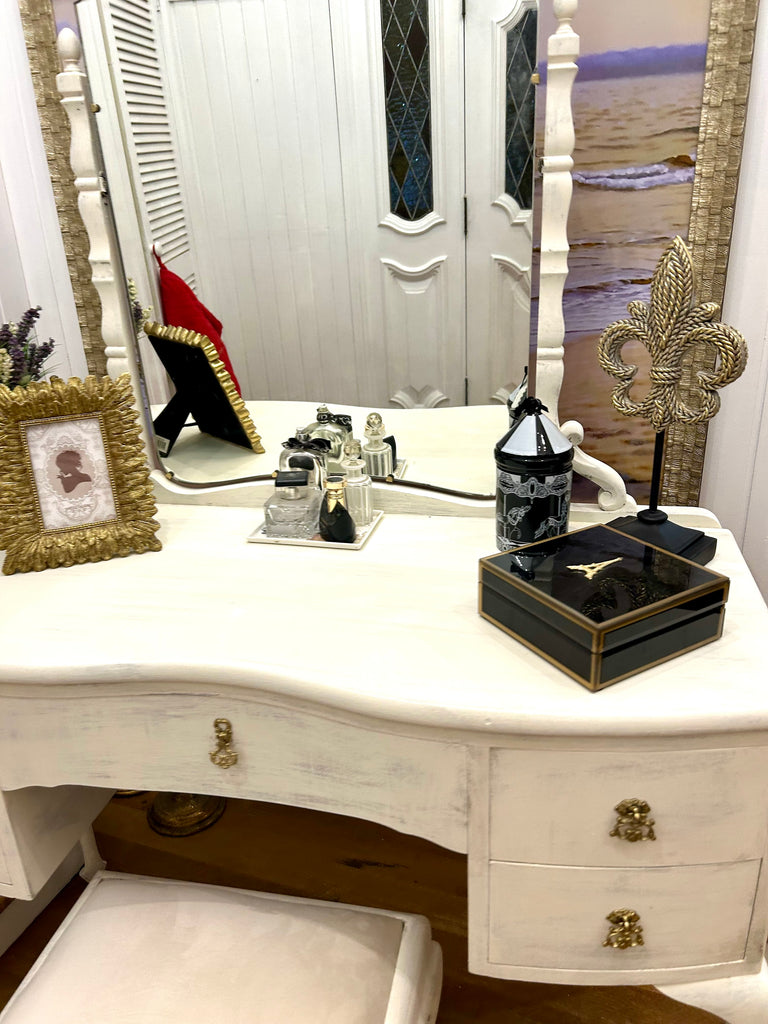 Vintage Dressing Table and Stool