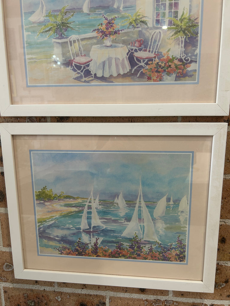 2 x Small French Riviera Prints