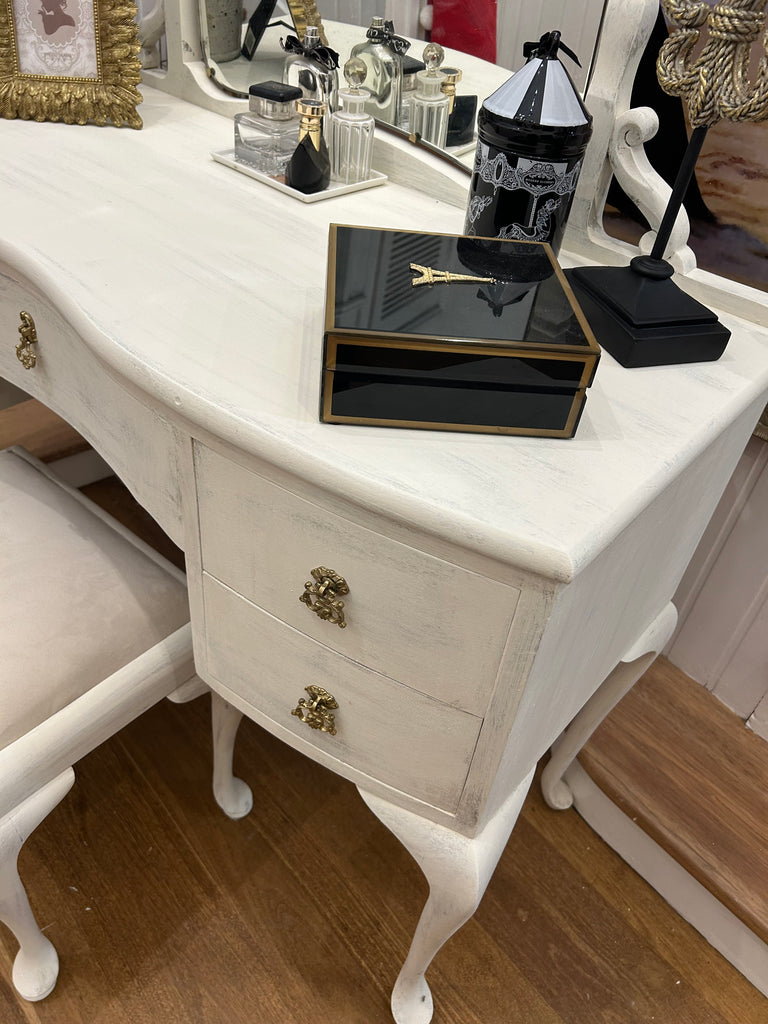 Vintage Dressing Table and Stool