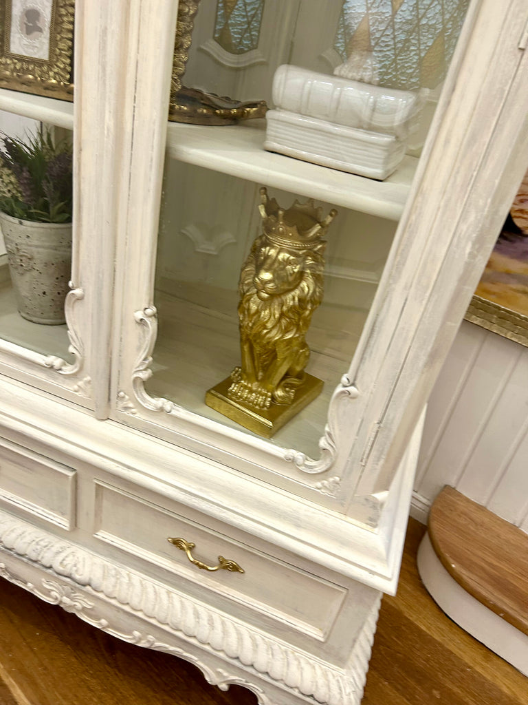 Solid Wood Display Cabinet