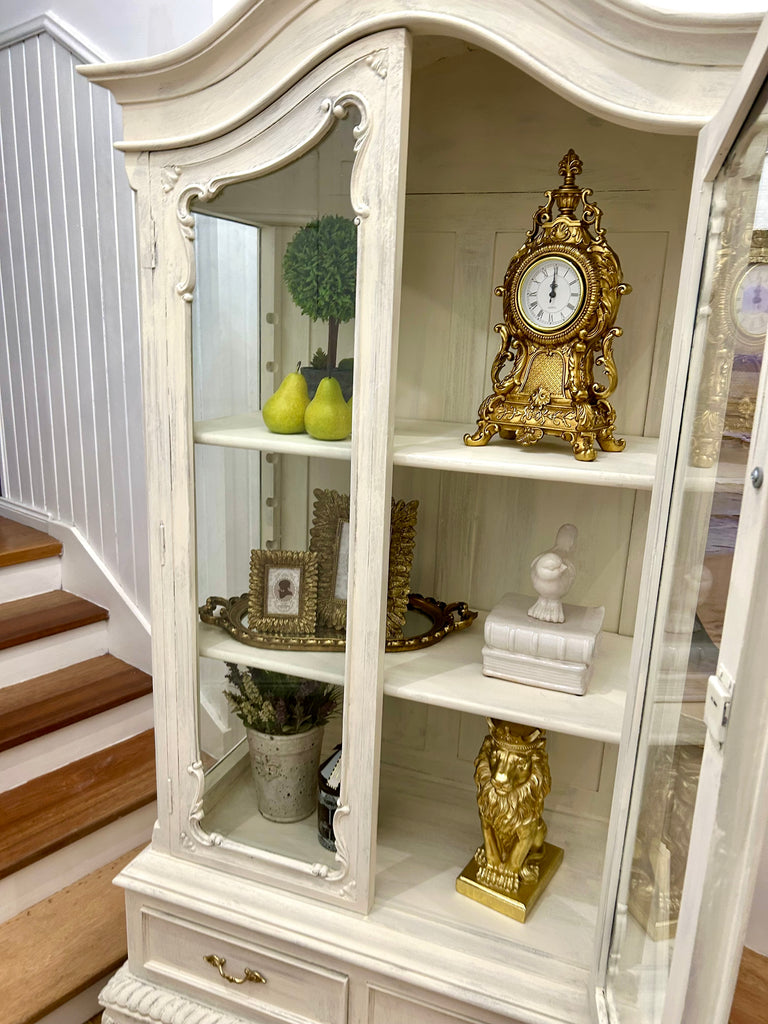 Solid Wood Display Cabinet