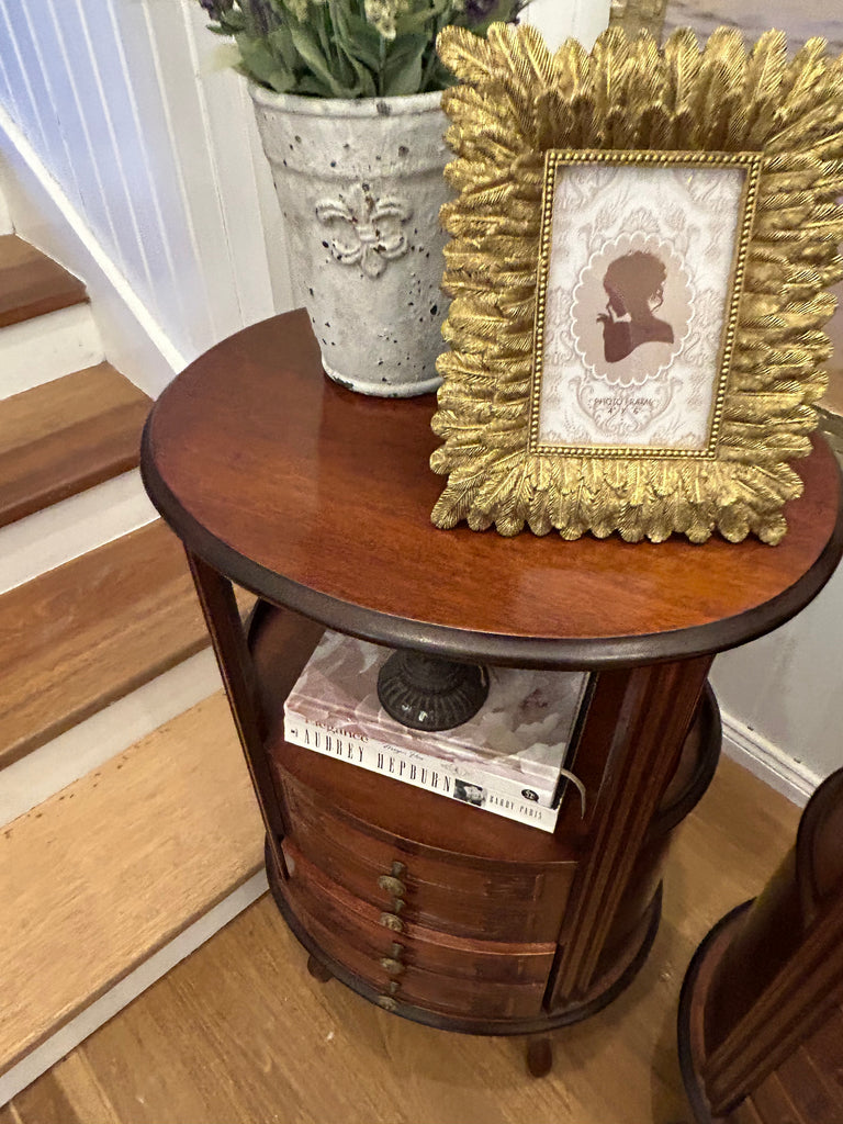 2 x French style bedside tables